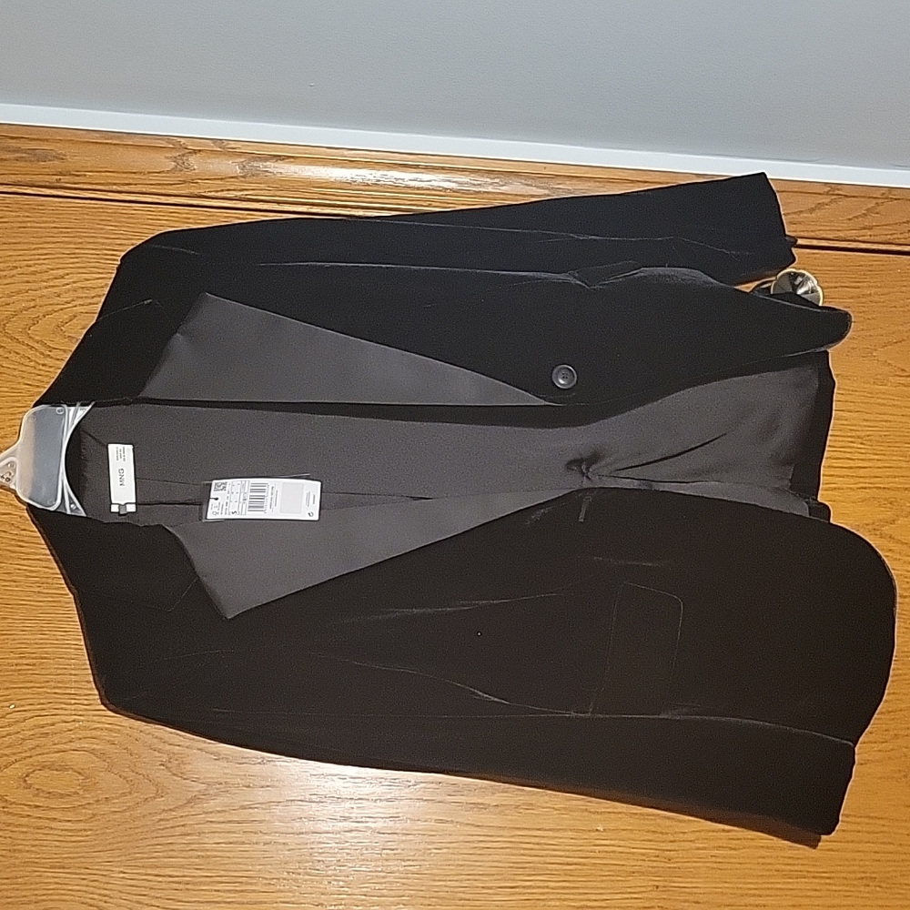 Velvet black blazer